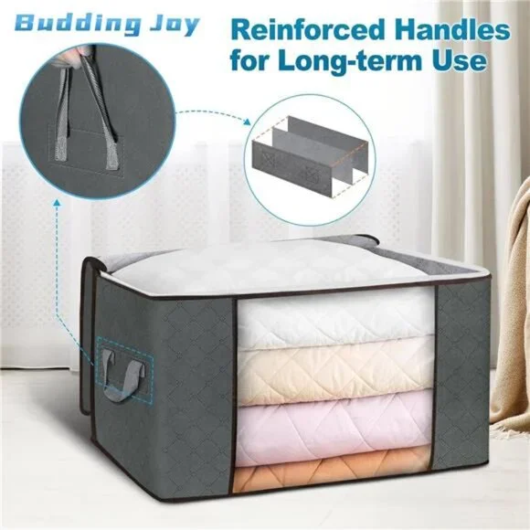 Clothes Storage, Foldable Large Storage Bags, Storage and Organization for Cloth - Picture 3 of 7